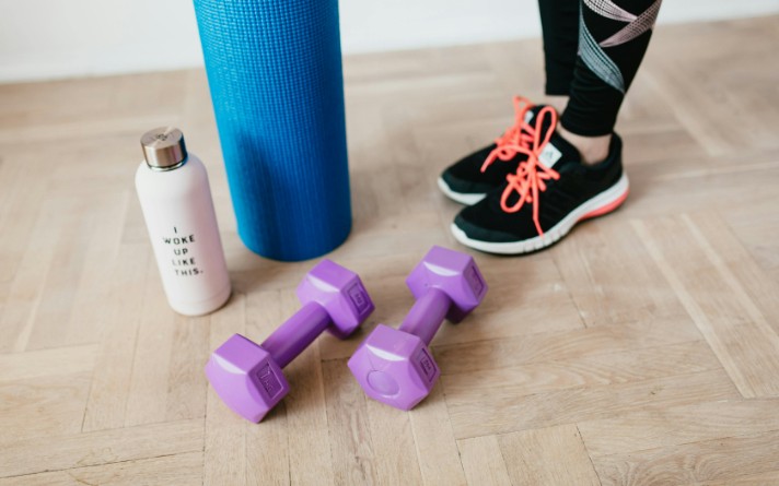 small weights for morning workout